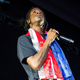 Joey Bada$$, staring upwards much as he did on eclipse day. (Photo: Scott Legato /Getty Images)
